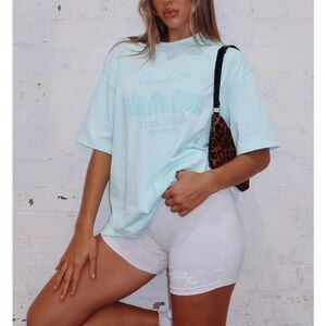 White Fox Mint Green T-Shirt